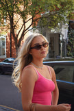 Pinky promise Organic cotton Asymmetric Cami