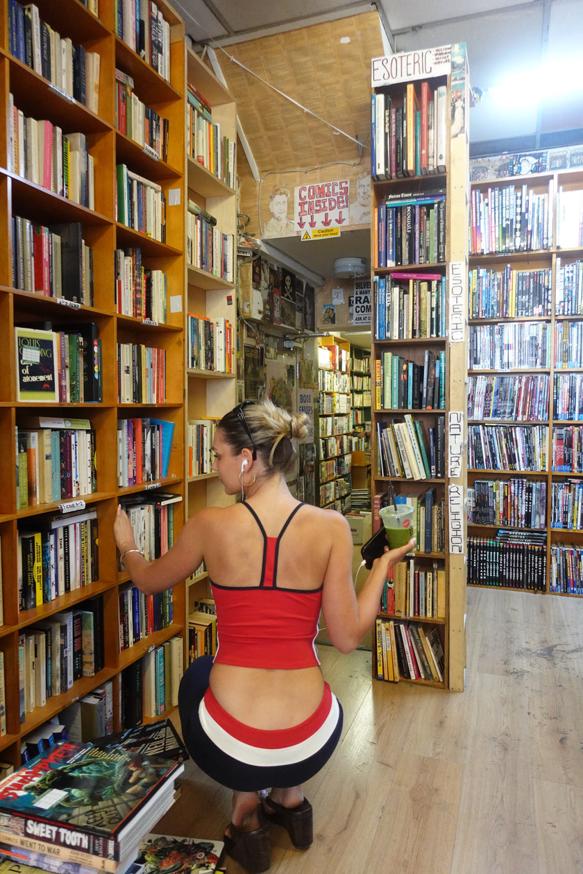Book Store Organic Cotton Capri leggings