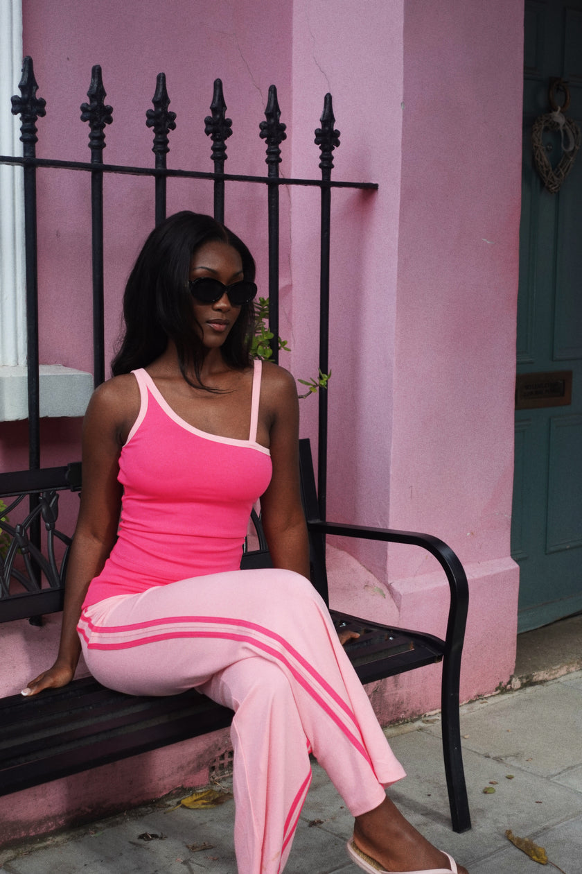 Strawberry milk Organic Cotton Pilates Trousers