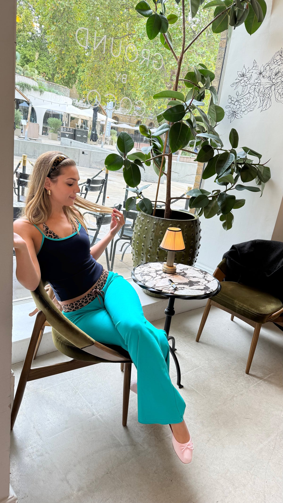 Iced Chai Organic Cotton Trousers