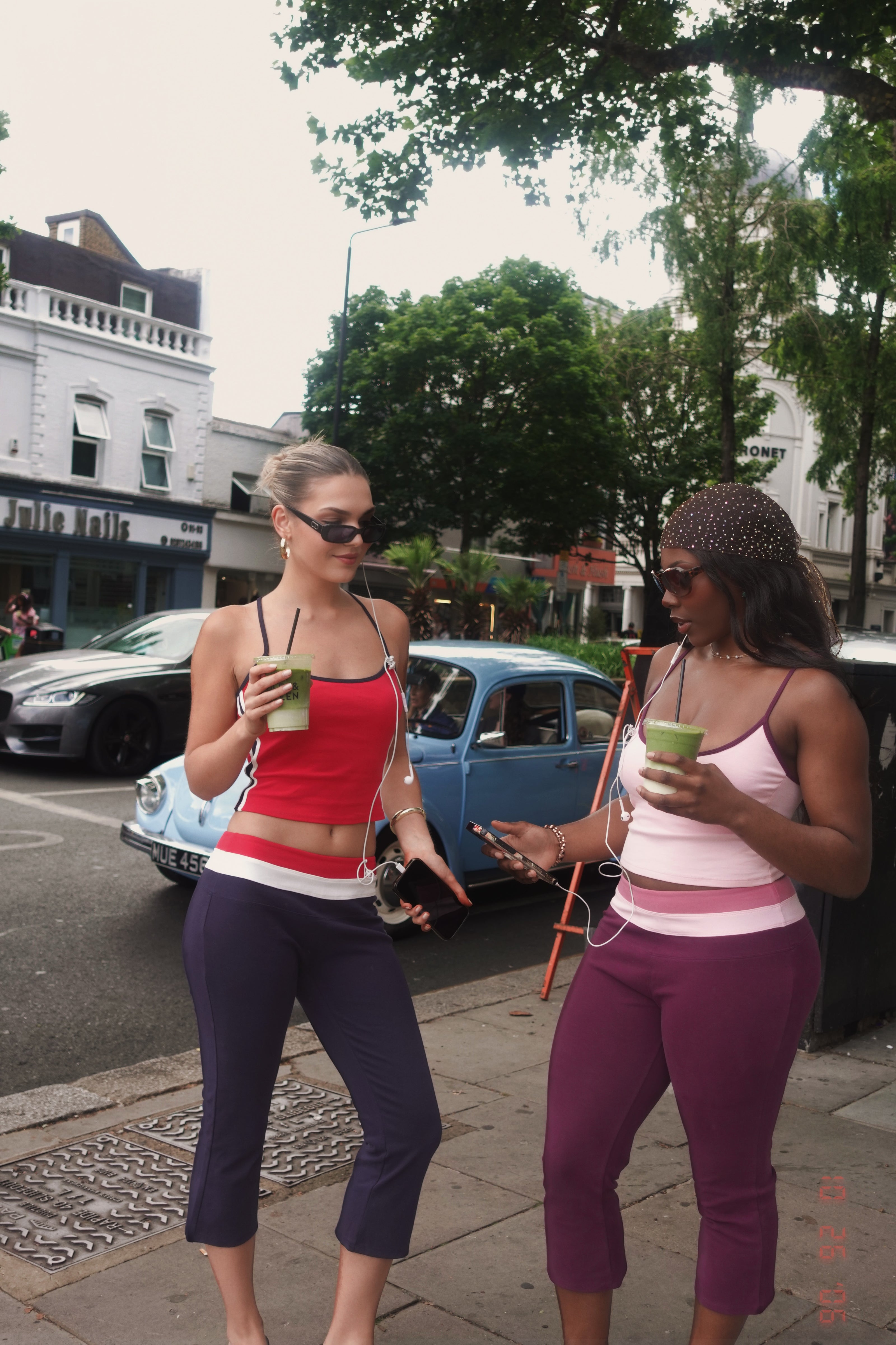 Still Pink Organic Cotton Capri leggings