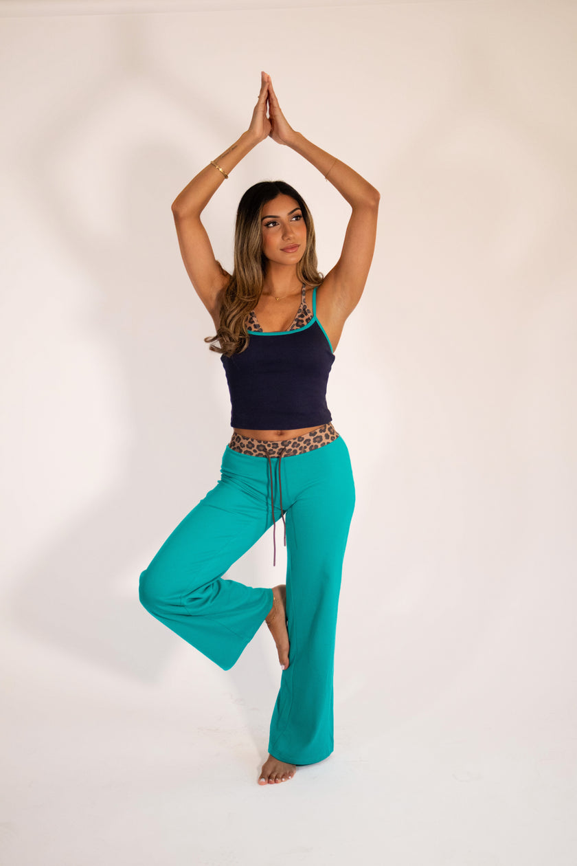 1997 Low-Rise Organic cotton Yoga Trousers