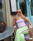 Blueberry Matcha Organic Cotton Cami