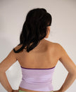 Blueberry Matcha Organic cotton halter neck with built in bra
